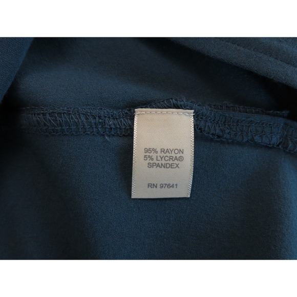 J Jill Rayon Jersey Stretch Sleeveless Dress Small A Line Tank Midi Maxi Steel - Picture 7 of 8